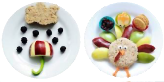 Plats amb aliments saludables