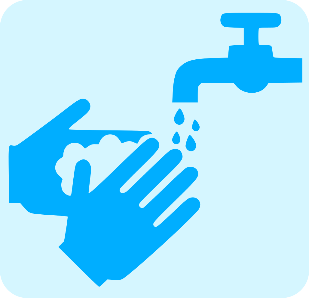 Icona mans sota aixeta d'aigua