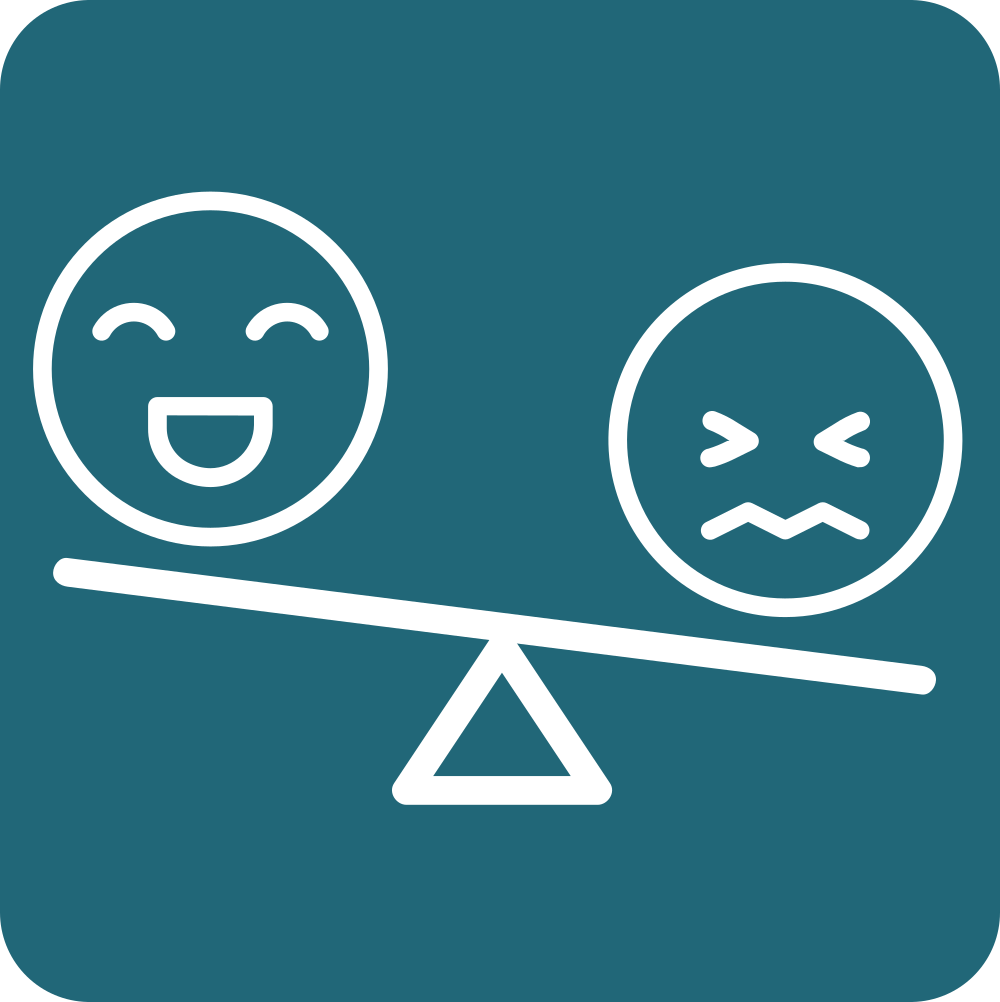 emoticones d'alegria i tristessa