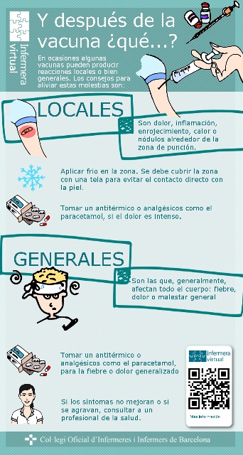 Consejos postvacunación