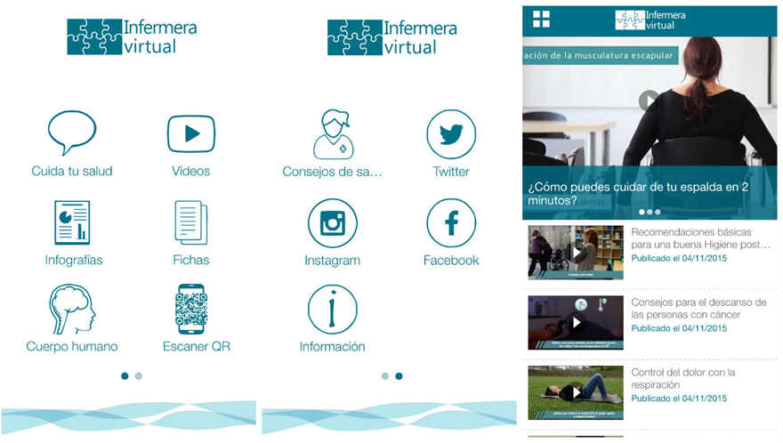 Aplicación móvil Infermera virtual