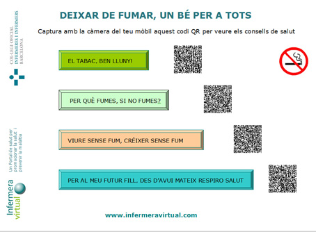 informació tabaquisme amb codi QR